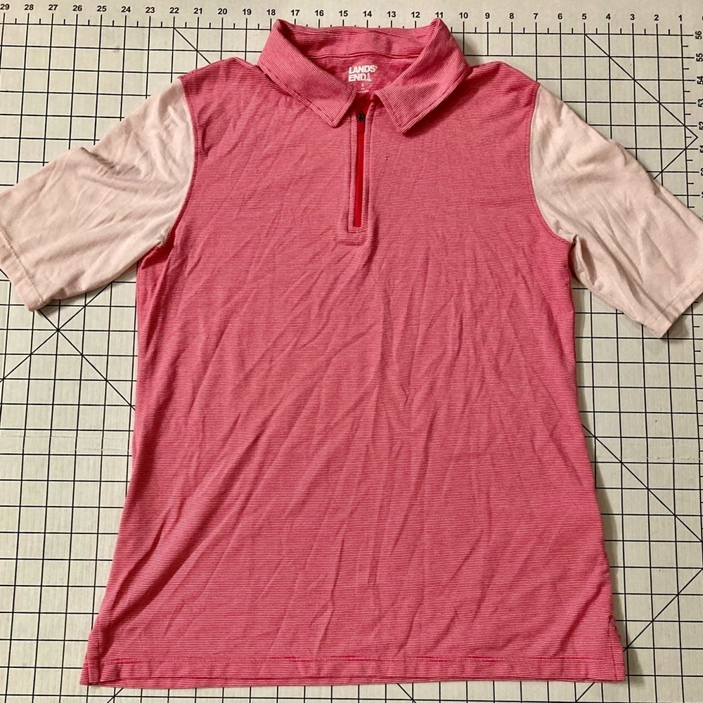 Land’s End Women’s Size Small‎ Zip Up Polo Shirt